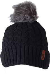 Produktbild von HORKA Jazz Strickmütze für Damen und Herren aus Polyester in Schwarz