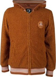 Produktbild von HORKA Kiddy Reitjacke für Kinder in Braun mit Reißverschluss aus Polyester für den Winter