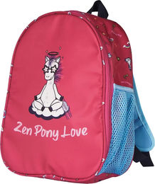 HORKA Kinderrucksack Jolly Rosa Bunt aus Polyester mit Schlüsselanhänger – Bild 1 von 4
