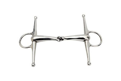 Produktbild von Horka Knebelring gebrochen 19 mm Silber Edelstahl für Pferde