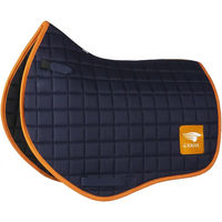 Produktbild von HORKA KNHS VZ Satteldecke für Pferde aus Baumwolle in Orange und Blau
