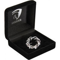 Produktbild von HORKA Krawattennadel in Kronenform Silber Schwarz Unisex