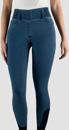 HORKA Laura Reithose für Damen aus Baumwolle Blau Größe 38 – Bild 1 von 3