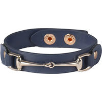 Produktbild von HORKA Lederarmband aus Kunstleder mit Beschlägen Blau Unisex