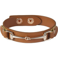 Produktbild von HORKA Lederarmband aus Kunstleder mit Beschlägen Unisex Braun