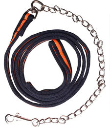 Produktbild von HORKA Leine mit Kette aus Gurtband in Blau oder Schwarz