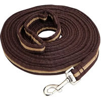 Produktbild von HORKA Longierleine mit Karabinerhaken aus Polyester 8 Meter braun - 8 m