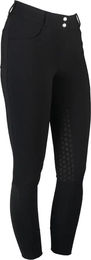 HORKA Lorraine Winter Reithose Damen mit Full Grip Silikon und wasserabweisender Eigenschaft in Schwarz – Bild 1 von 6