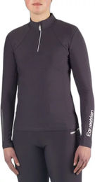 Produktbild von HORKA Luxury EP Reitshirt Damen Langarm Polo-Shirt Schwarz Größe S