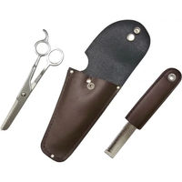 Produktbild von HORKA Mähnen- und Schweifpflege-Set aus Kunstleder in Braun