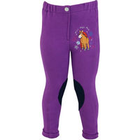 Produktbild von HORKA Minis Reithose für Kinder aus Baumwolle Lila XS