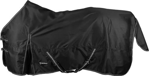 Produktbild von HORKA Outdoor-Pferdedecke 600 D in Schwarz aus Polyester