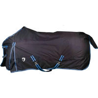 Produktbild von HORKA Outdoor-Pferdedecke aus Polyester in Schwarz