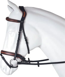 Produktbild von HORKA Outdoor-Trense aus Leder für Vollblut in Schwarz oder Braun