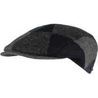Produktbild von HORKA Patchwork Baret aus Wolle für Damen und Herren in Bunt Blau Grau 60 cm