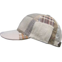 Produktbild von HORKA Patchwork Baseballmütze Unisex Bunt Beige Größe L