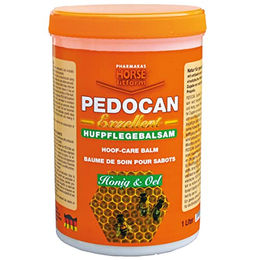 Horka Pedocan Exzellent Hufpflege-Balsam für Pferde mit Orange 1000g - 1 l – Bild 1 von 2