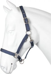 Produktbild von Horka Pferd Halfter aus blauem Nubuck Leder