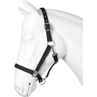 Produktbild von HORKA Pferd Halfter aus Leder in Schwarz Nubuck