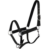 Produktbild von HORKA Pferd Halfter Elegant Schwarz aus Nylon