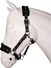 Produktbild von HORKA Pferd Halfter Plush Schwarz