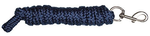 Produktbild von Horka Pferd Halfter Seil Blau 200 cm mit Musketonhaken - 200 cm