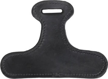 HORKA Pferdeanbinder Kruppe aus Leder in Schwarz – Bild 1 von 2