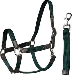Produktbild von HORKA Pferdehalfter aus Leder für Ponys in Braun oder Grün