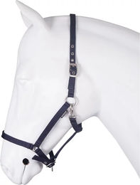 Produktbild von HORKA Pferdehalfter Basis Blau aus Nylon für Warmblut