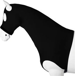 Produktbild von HORKA Pferdeschutzmaske aus Lycra in Schwarz Größe M