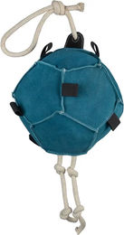 Produktbild von HORKA Pferdespielzeug aus Leder in Blau und Türkis