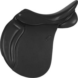 Produktbild von HORKA Picasso Pro Springsattel für Pferde aus Leder in Schwarz