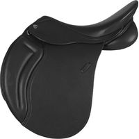 Produktbild von HORKA Picasso Pro Springsattel für Pferde aus Leder in Schwarz