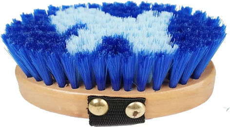 HORKA Pony Bürste mit weichen Holzstopfen in Blau – Bild 1 von 1