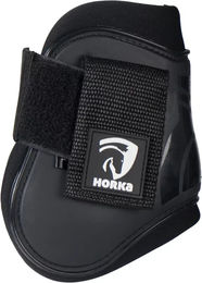 HORKA PVC-Gamaschen für das Hinterbein des Pferdes in Schwarz Größe L – Bild 1 von 2