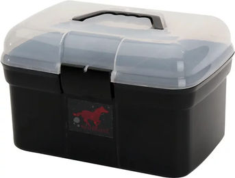 Horka Red Horse Pflegeset Putzbox 9-teilig Schwarz – Bild 1 von 3