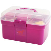 Produktbild von Horka Red Horse Putzbox Mini Pflegeset für Pferde in Vivid Viola Violett