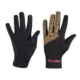 HORKA Red Horse Reithandschuhe für Kinder aus Polyester in Schwarz oder Bunt – Bild 1 von 2
