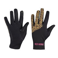 Produktbild von HORKA Red Horse Reithandschuhe für Kinder aus Polyester in Schwarz oder Bunt