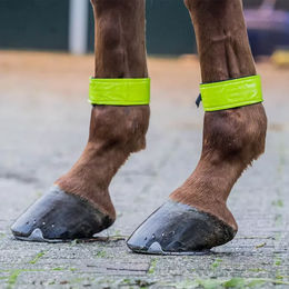Produktbild von HORKA Reflektierende Gamaschen selbstklebend in Grün und Gelb