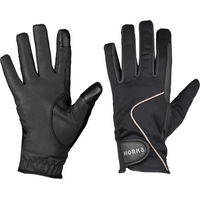Produktbild von HORKA Reithandschuhe Unisex aus Nylon wasserdicht für ganzjähriges Reiten in Schwarz oder Lila