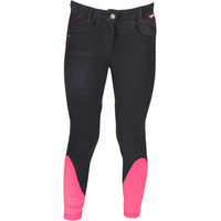 Produktbild von HORKA Reithose Evy Slimfit Kids aus Baumwolle Schwarz Größe 116