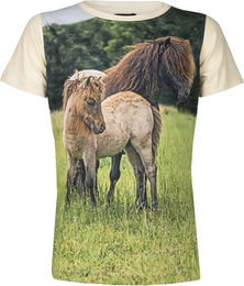 Produktbild von HORKA Reitshirt Ollie für Kinder aus Baumwolle Weiß Größe 4 Jahre