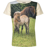 Produktbild von HORKA Reitshirt Ollie für Kinder aus Baumwolle Weiß Größe 4 Jahre