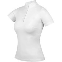 Produktbild von Horka Reitshirt Sabrina Turnierpolo Damen Weiß Größe L