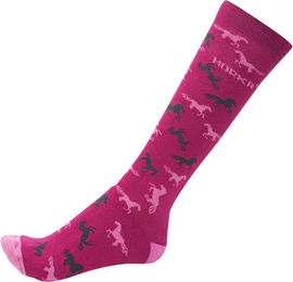 HORKA Reitsocken für Damen aus Baumwolle Rosa Größe L – Bild 1 von 5