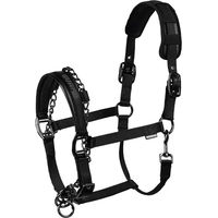 Produktbild von HORKA Safety Nylon Halfter für Pferde in Schwarz für Vollblut