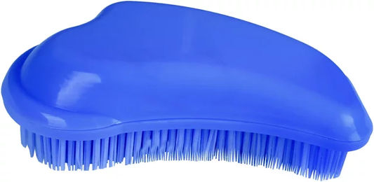 HORKA Sanfte Pferdebürste aus Kunststoff in Blau – Bild 1 von 1