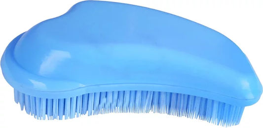 Produktbild von HORKA Sanfte Pferdebürste aus Kunststoff in Blau
