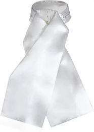 Produktbild von HORKA Satin-Krawatte für Damen in Weiß